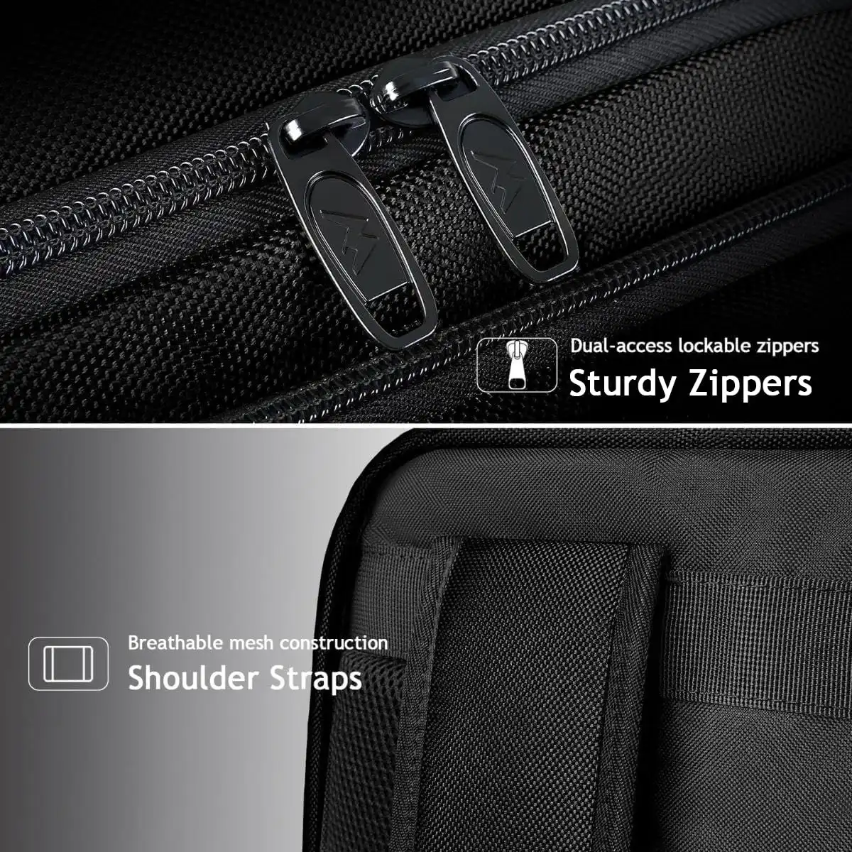 Σακίδιο πλάτης 40L Ταξιδιού 17” Matein 1197 μαύρο