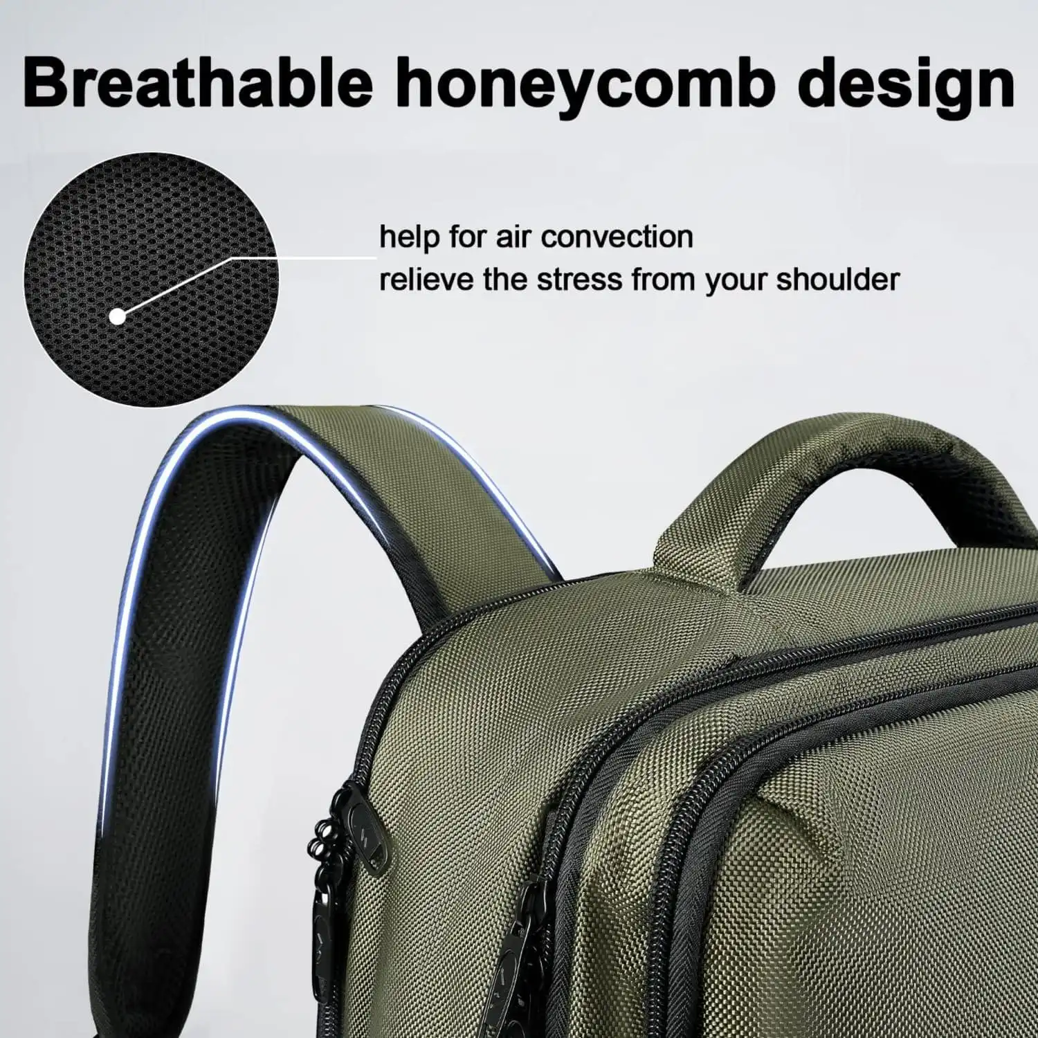 Σακίδιο πλάτης 40L Ταξιδιου 17” Matein 1197 χακί