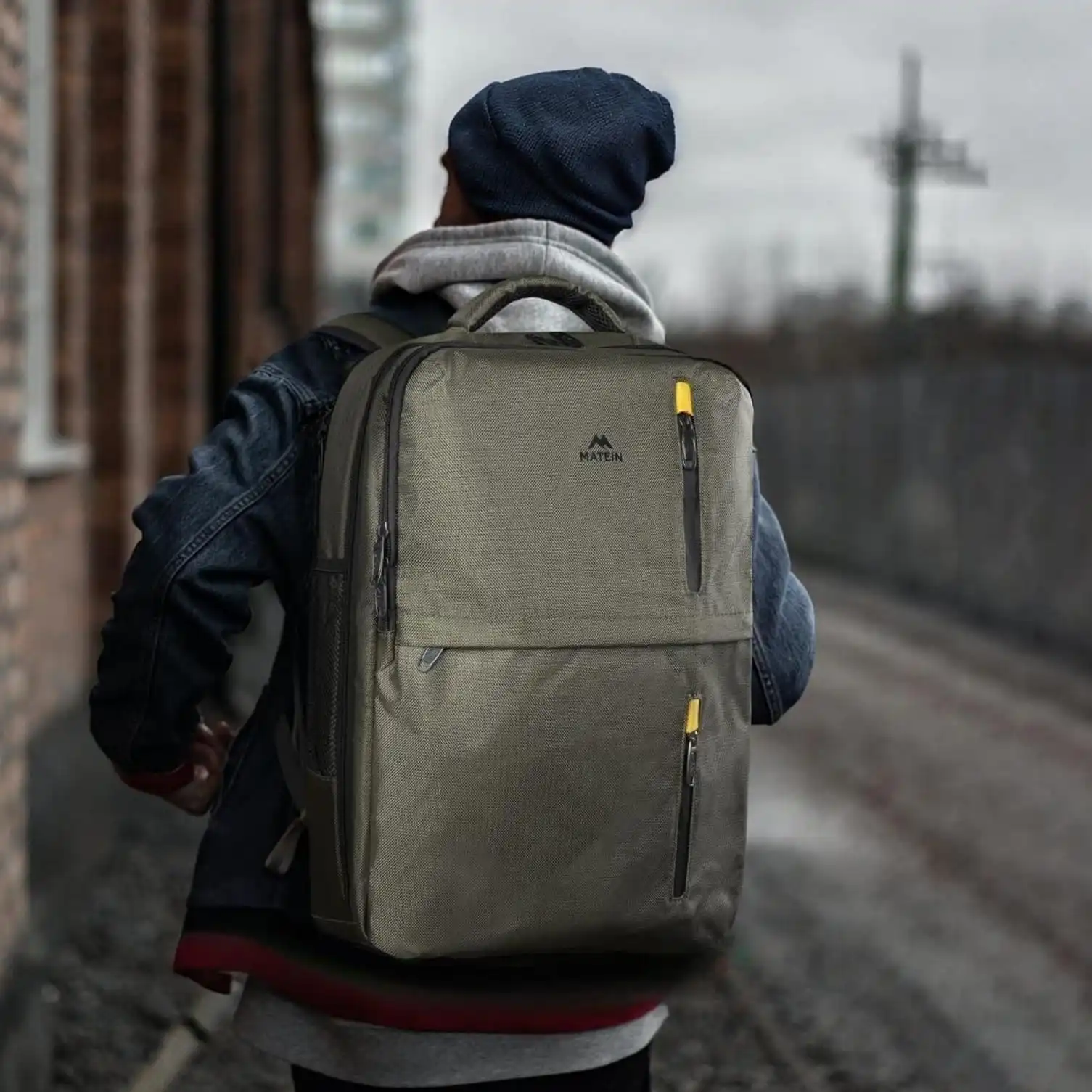 Σακίδιο πλάτης 40L Ταξιδιου 17” Matein 1197 χακί Σακίδιο πλάτης 40L Ταξιδιου 17” Matein 1197 χακί