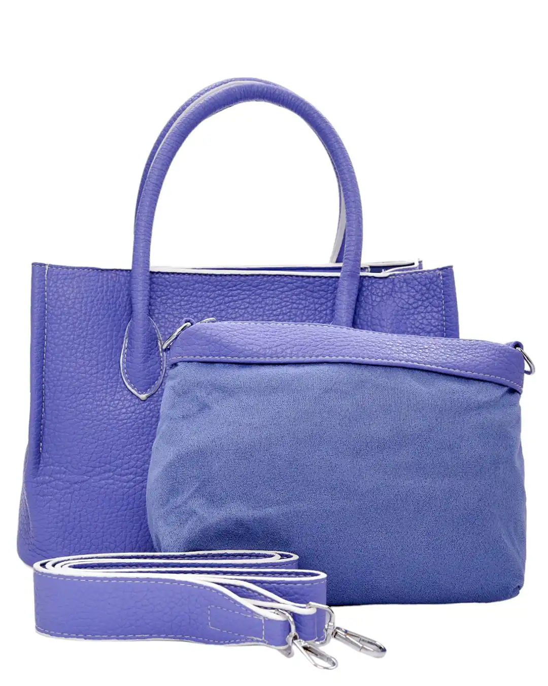 Τσάντα χειρός KX2309 - Μώβ