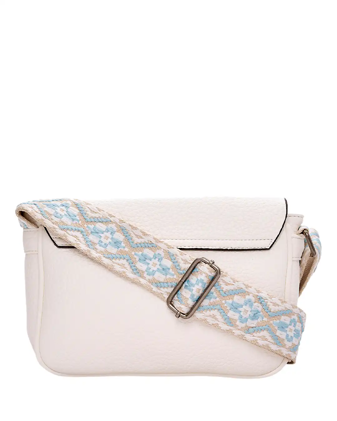 Τσάντα χιαστή W-6225 - Ασπρο