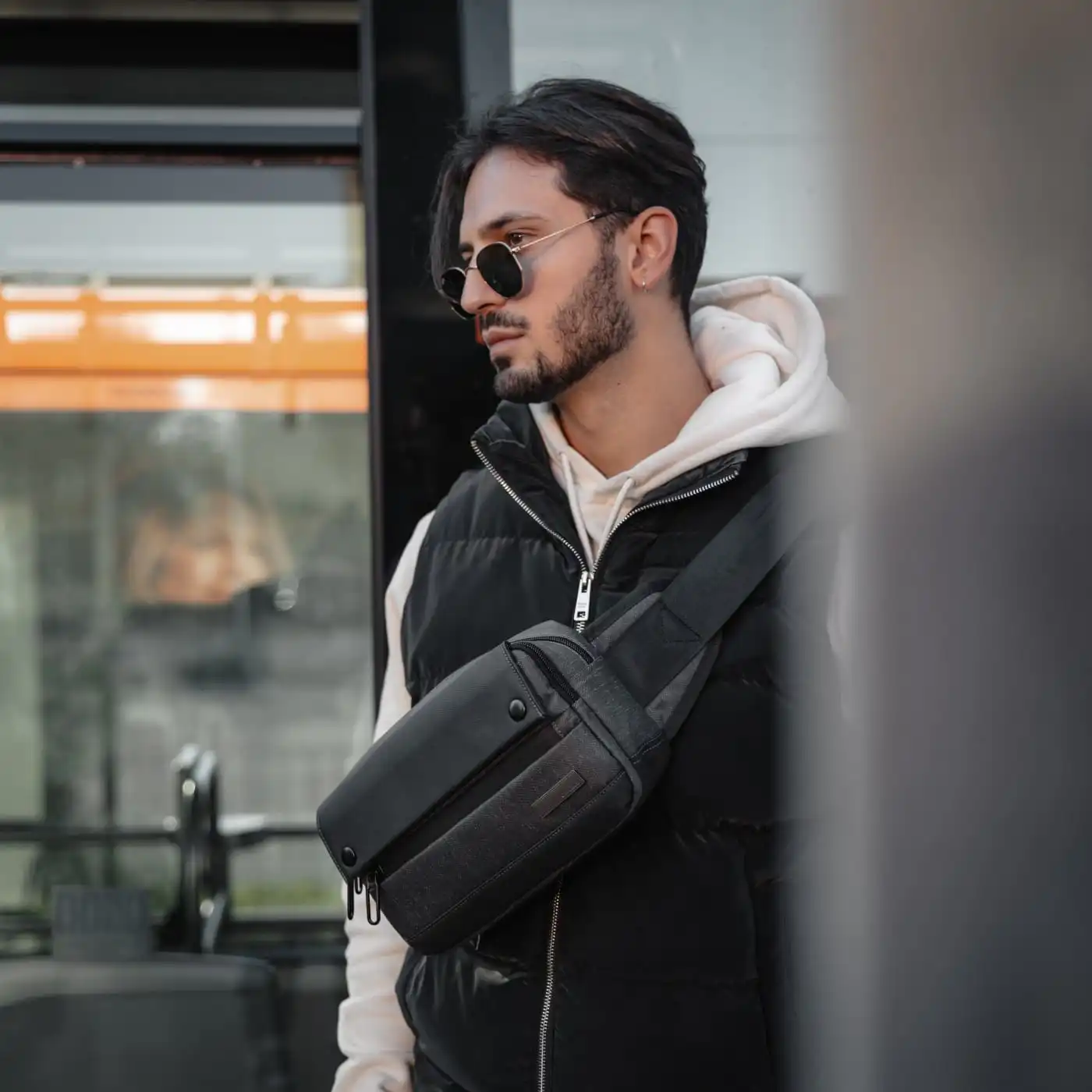 Τσαντάκι μέσης Cardinal 121 ανθρακί