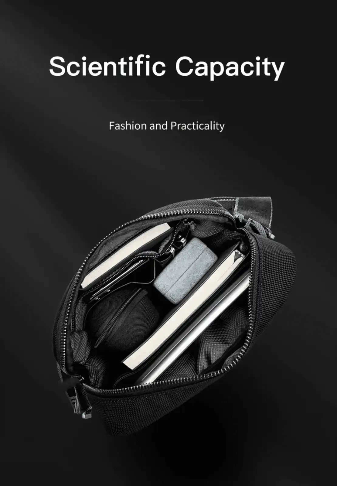 Τσαντάκι ώμου Cardinal 128 μαύρο