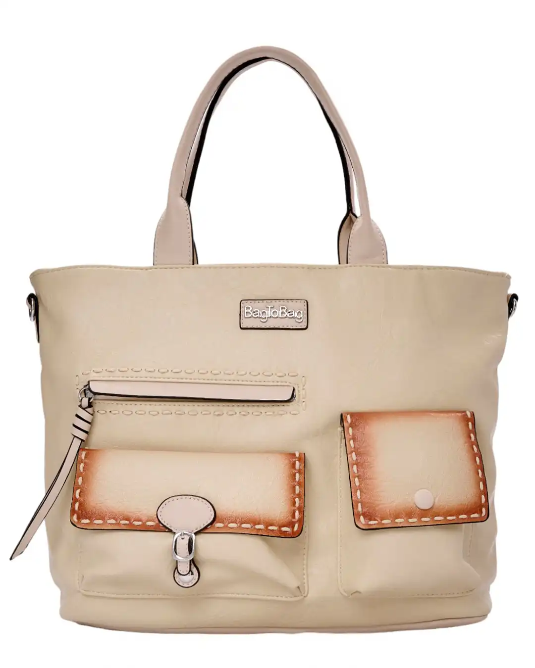 Τσάντα ώμου BY-31398 – Μπέζ