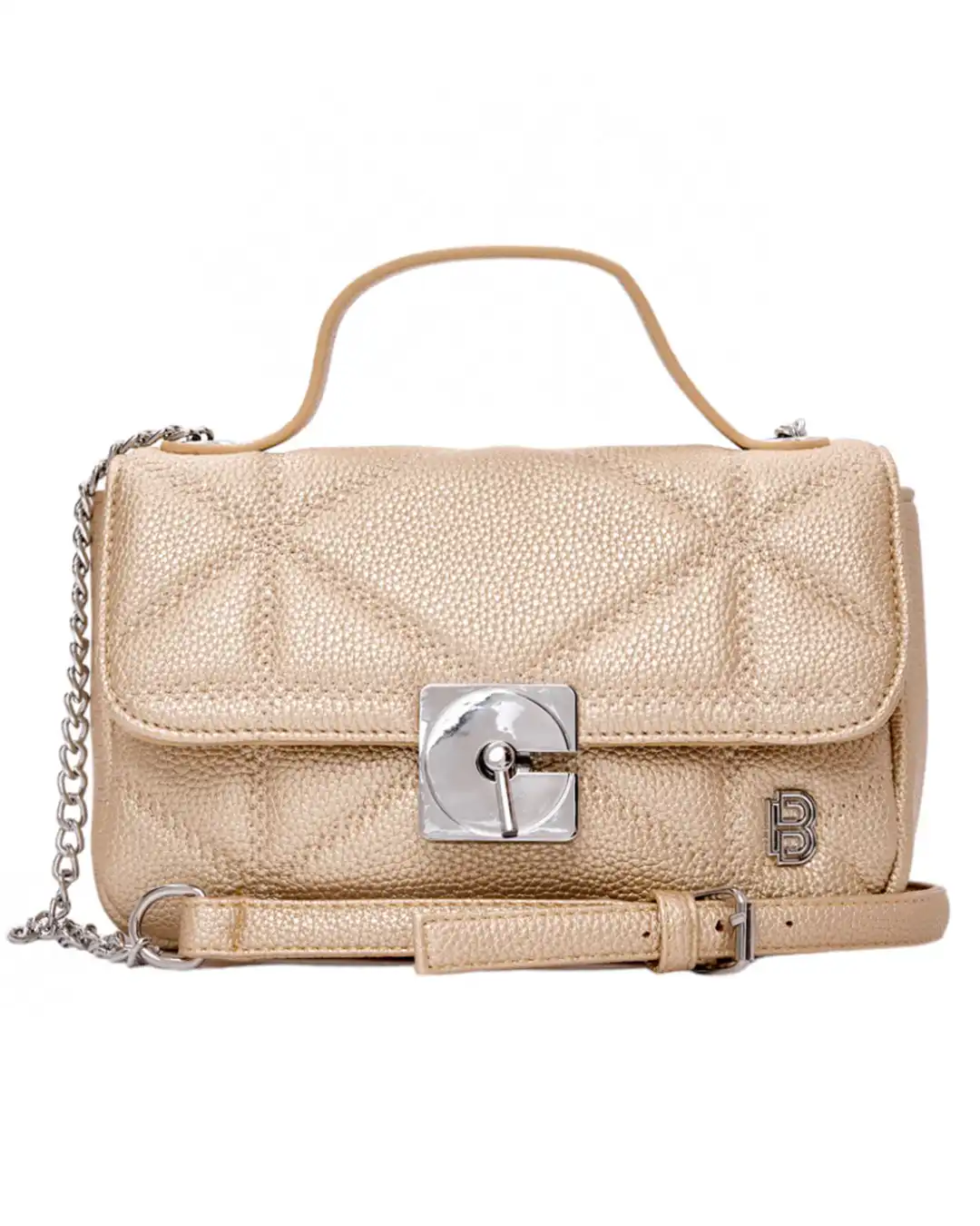 Τσάντα χιαστί με αλυσίδα-SW8951 – Χρυσό