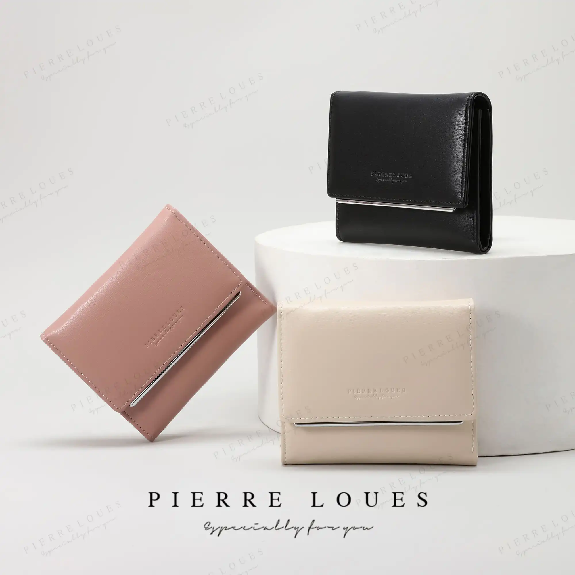 Γυναικείo πορτοφόλι Pierre Loues PL13-56 ροζ Γυναικείo πορτοφόλι Pierre Loues PL13-56 ροζ