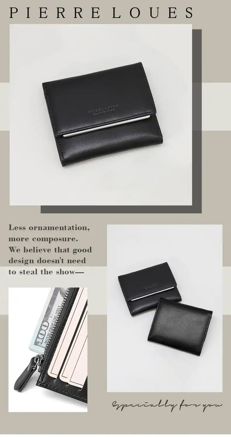 Γυναικείo πορτοφόλι Pierre Loues PL13-56 μαύρο