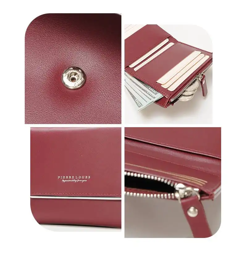 Γυναικείo πορτοφόλι Pierre Loues PL13-56 ροζ