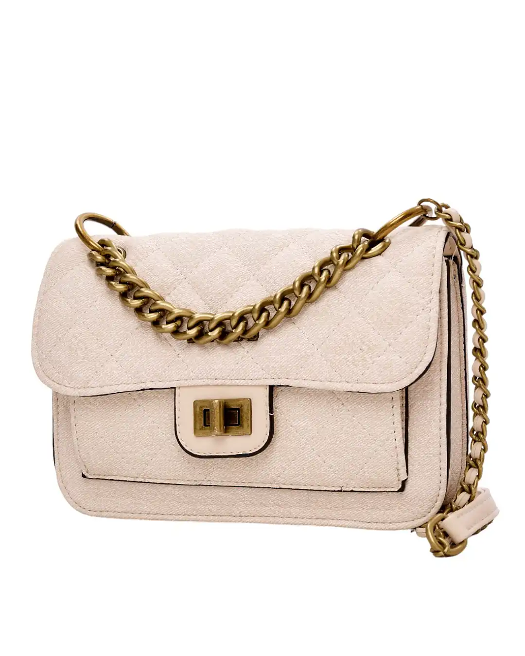 Τσάντα χιαστί LX-8805 – Μπέζ