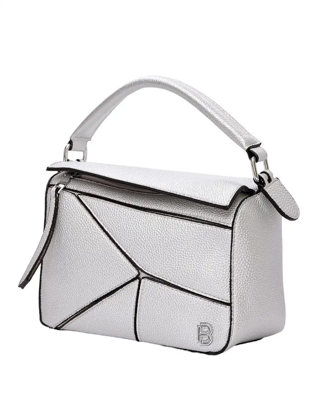 Τσάντα χειρός KX2303 – Ασημί