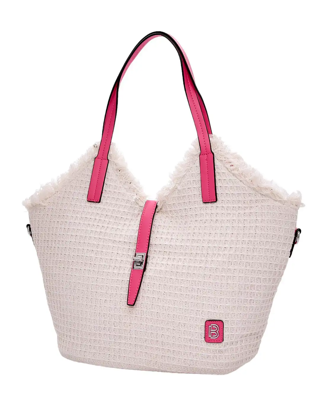 Ψάθινη τσάντα ώμου BY-31402 – Φούξ