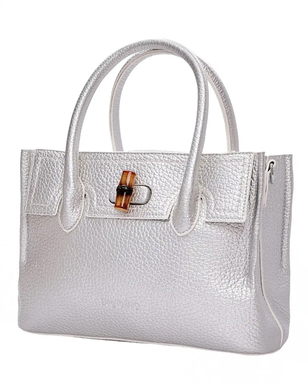 Τσάντα χειρός KX2309 – Ασημί