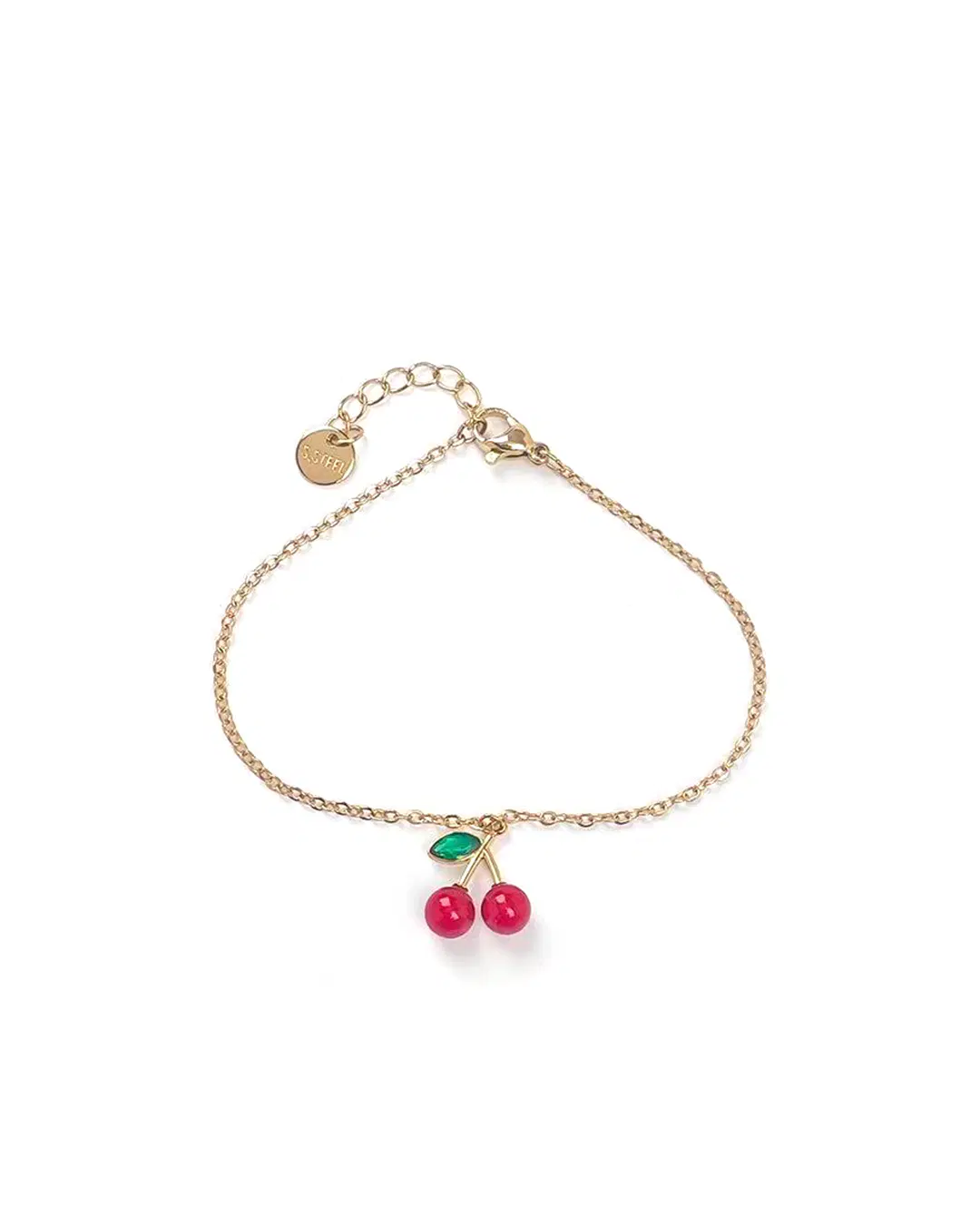 Βραχιόλι με διακοσμητικό κεράσι ADL-B156 – Χρυσό Βραχιόλι με διακοσμητικό κεράσι ADL-B156 – Χρυσό