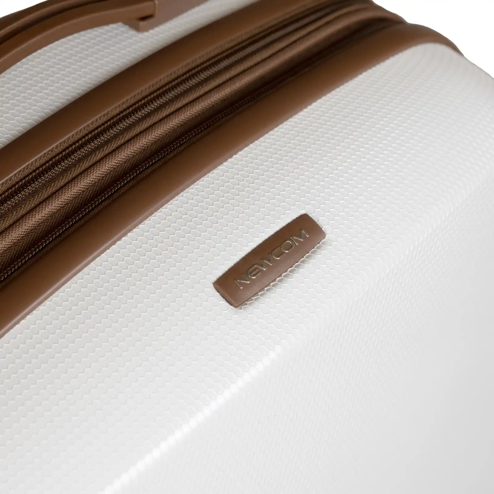 Βαλίτσα μεγάλη με ρόδες Newcom PC N1488/70 white