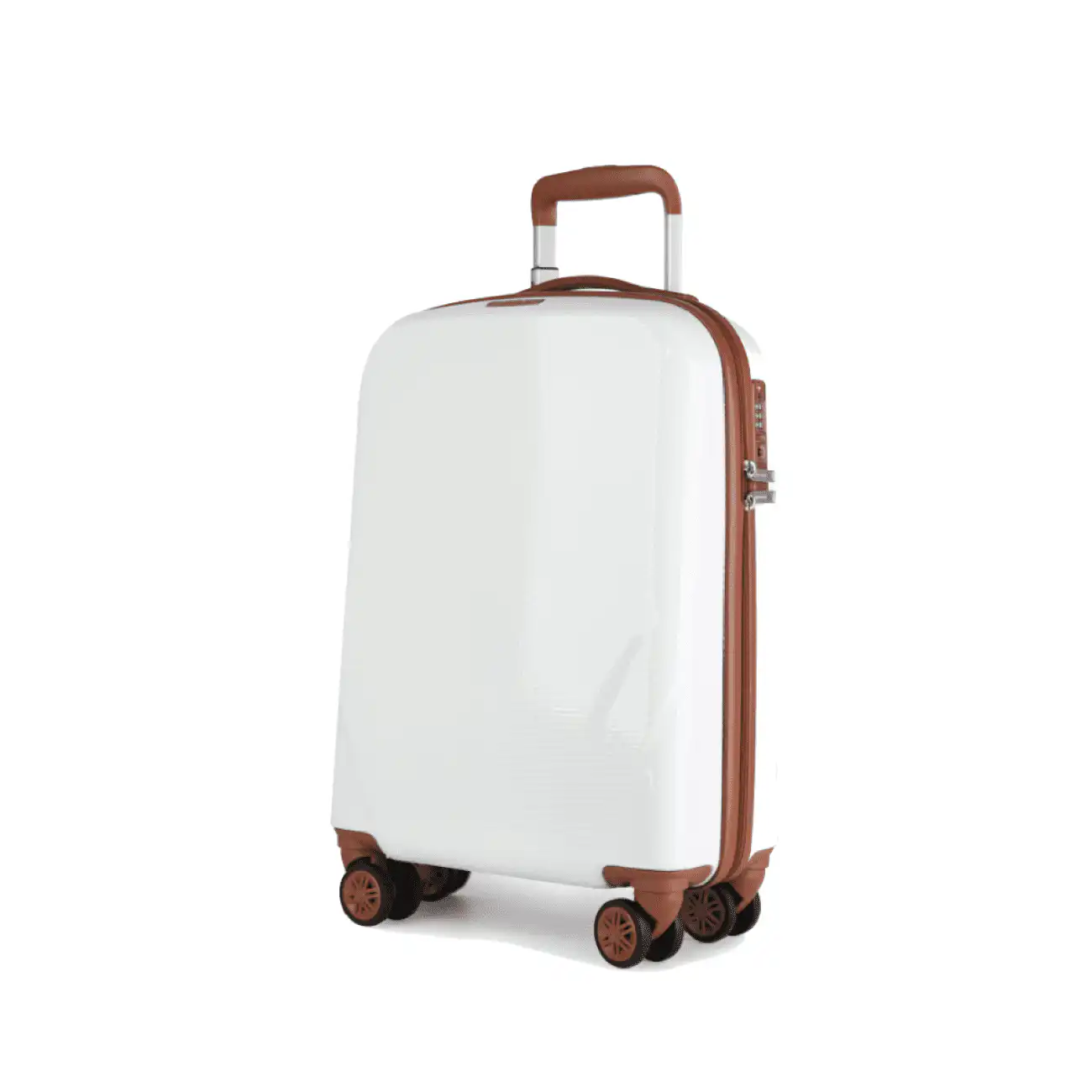 Βαλίτσα μεσαία 20 κιλών Newcom PC N1488/60 white