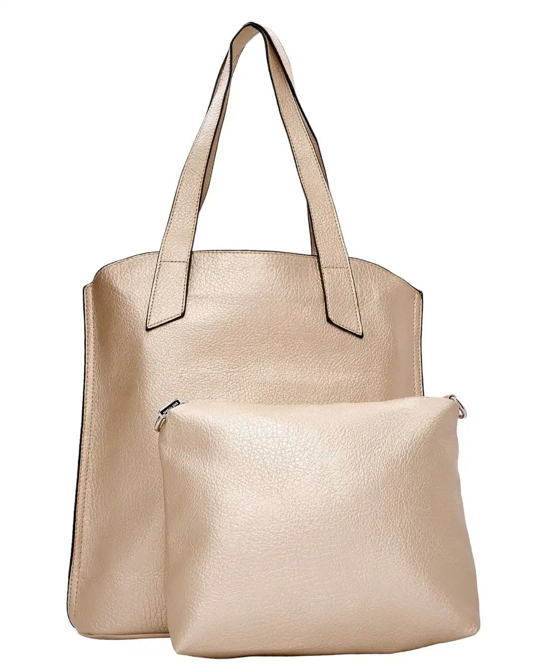 Τσάντα ώμου με νεσεσέρ - SP20083 - Χρυσό