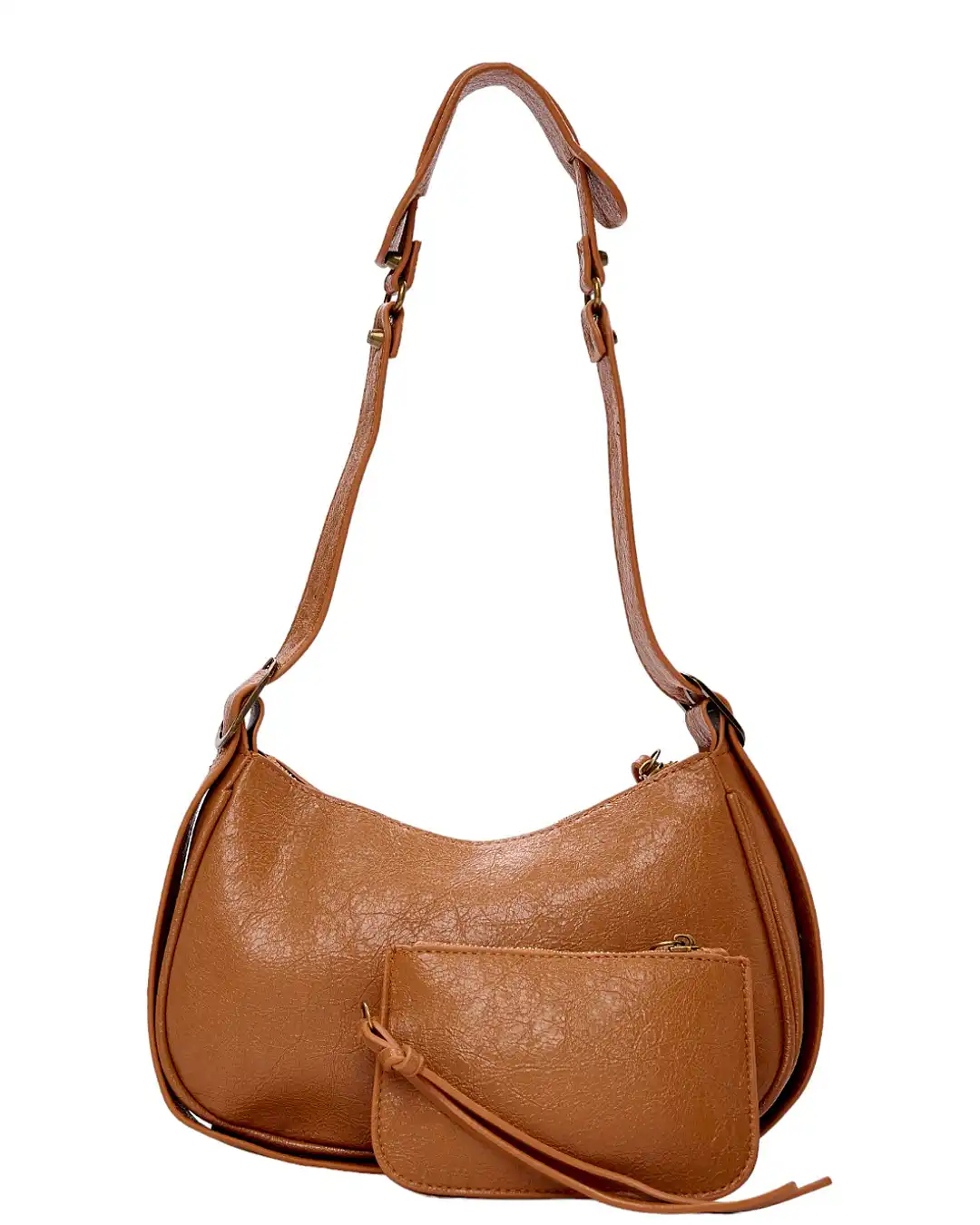 Τσάντα ώμου SW8939 - Κάμελ