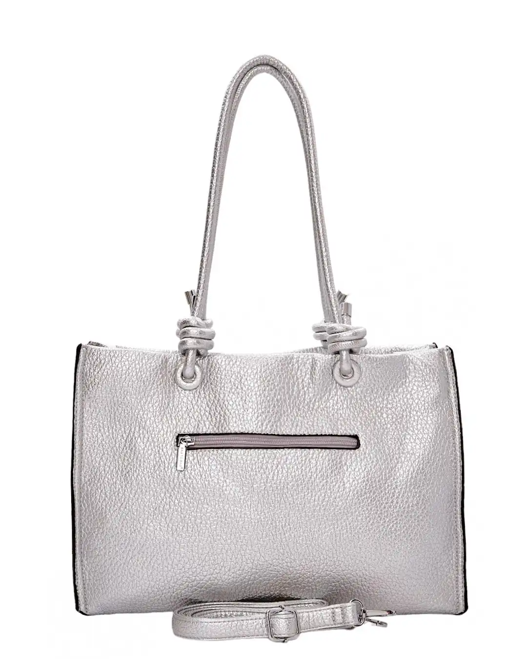 Τσάντα ώμου LX-9166 - Ασημί