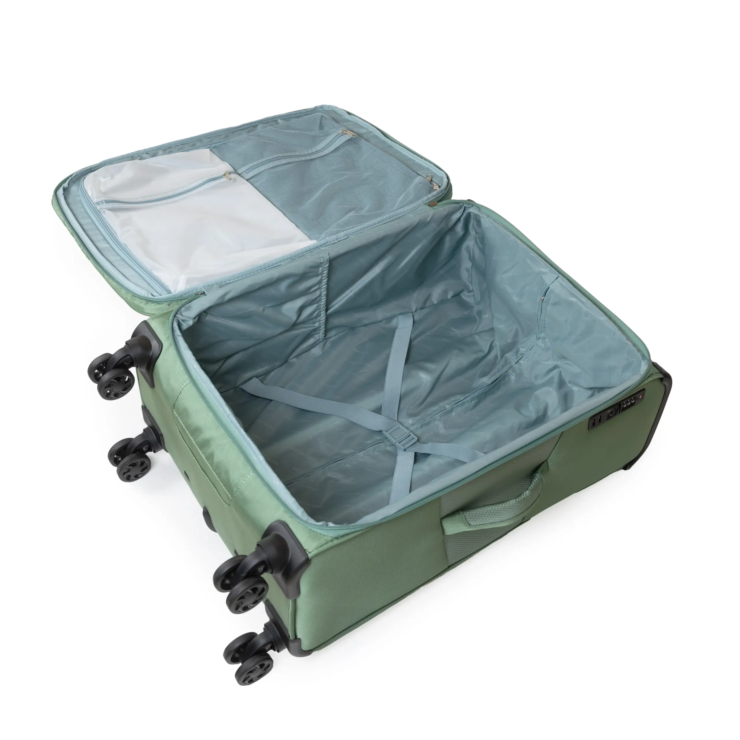 Βαλίτσα Υφασμάτινη μεσαία 20 κιλών Newcom N1510/60 green