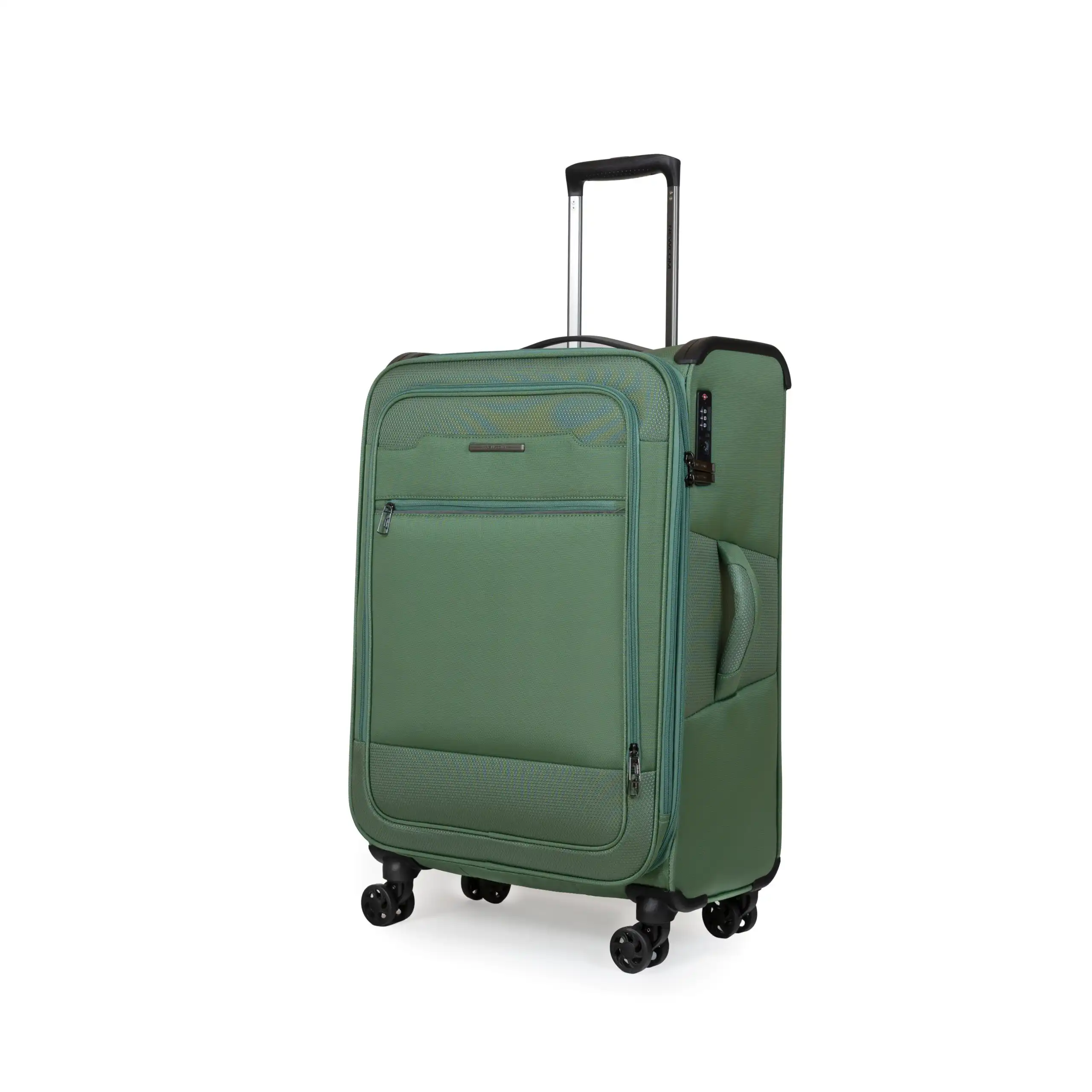 Βαλίτσες Υφασμάτινες σετ Newcom μικρή μεσαία N1510 Green