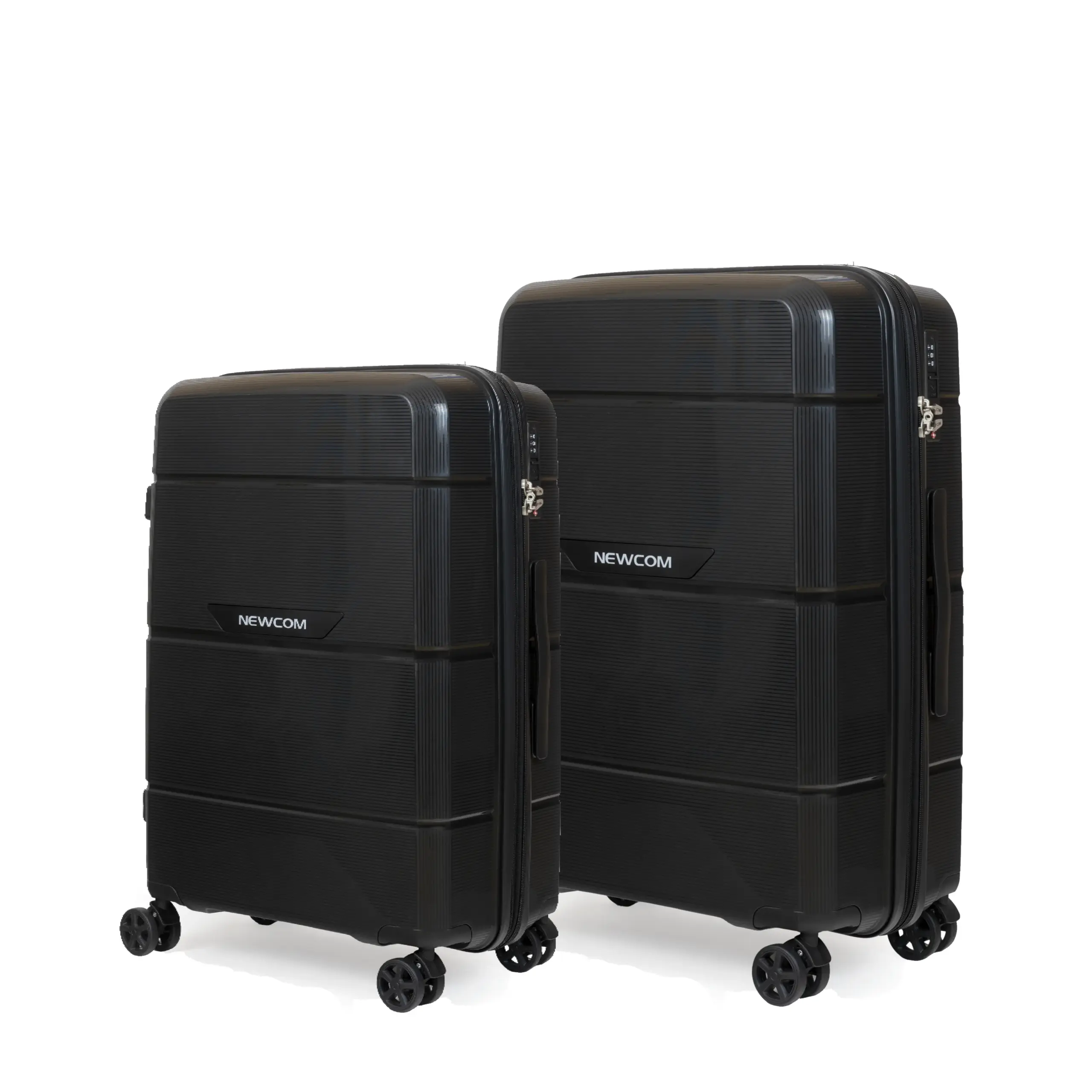 Βαλίτσα σκληρή Newcom (PP) μεσαία μεγάλη N1595 μαύρο