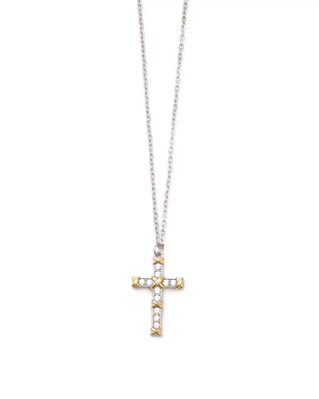 Κρεμαστό λαιμού με σταυρό JN-K405 – Ανθρακί