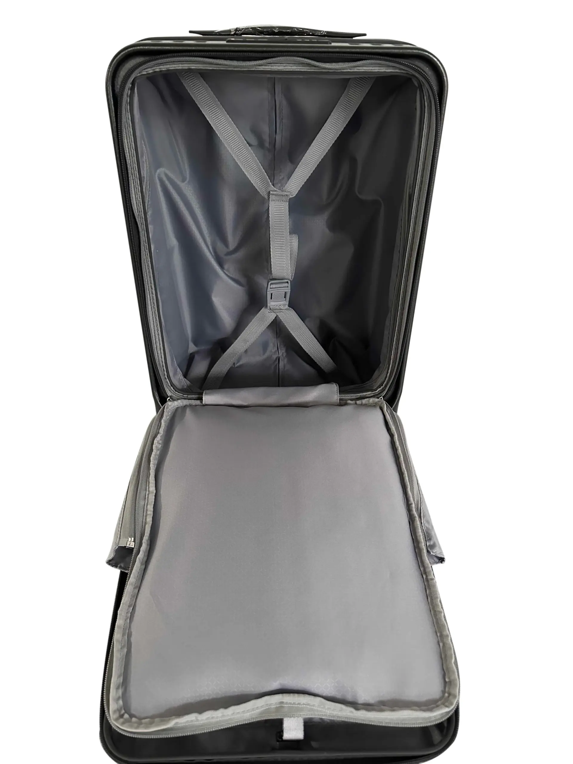 Βαλίτσα καμπίνας Laptop Newcom (ABS+PC) N1605/50 dark grey