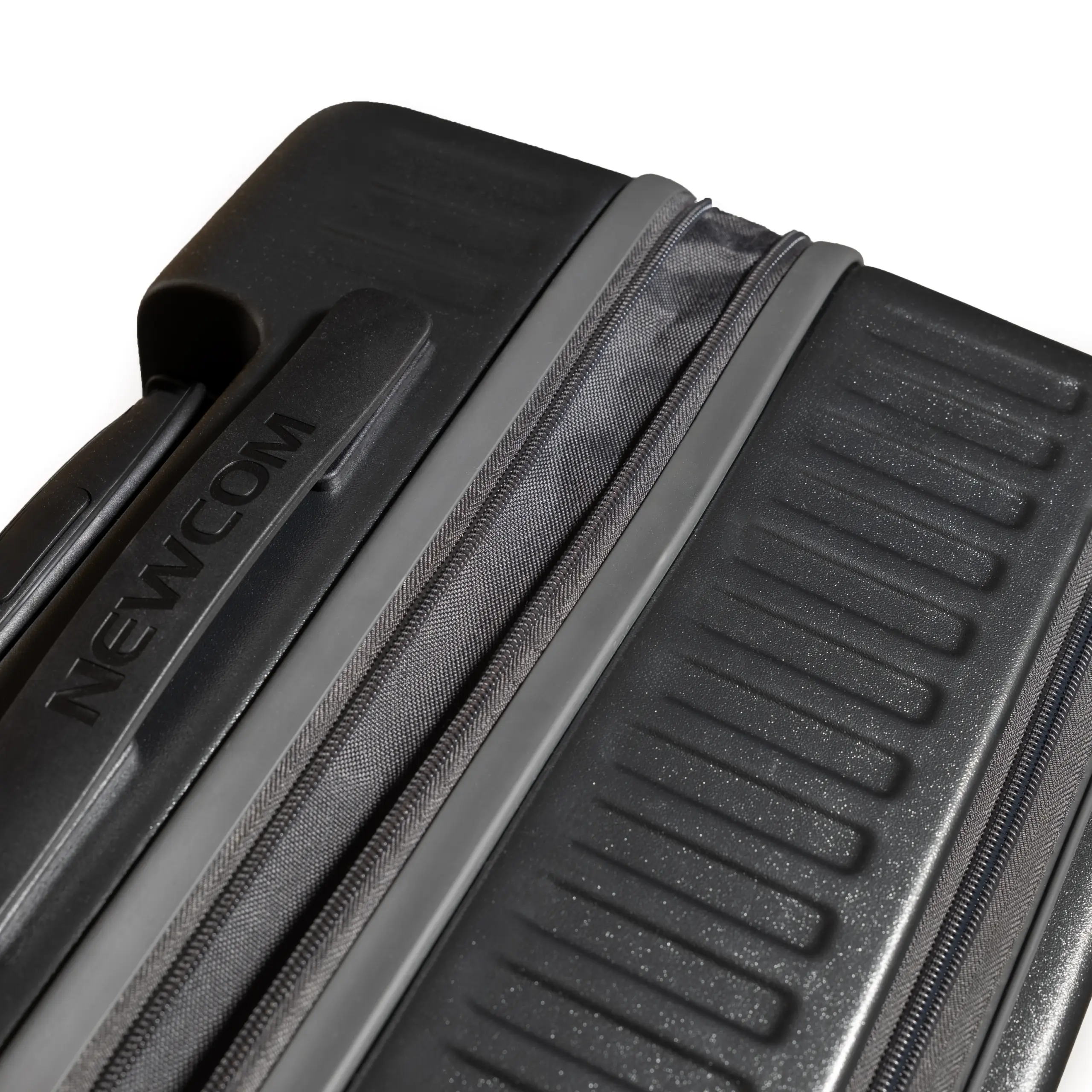 Βαλίτσες σετ Newcom (ABS+PC) μεσαία μεγάλη N1605 dark grey