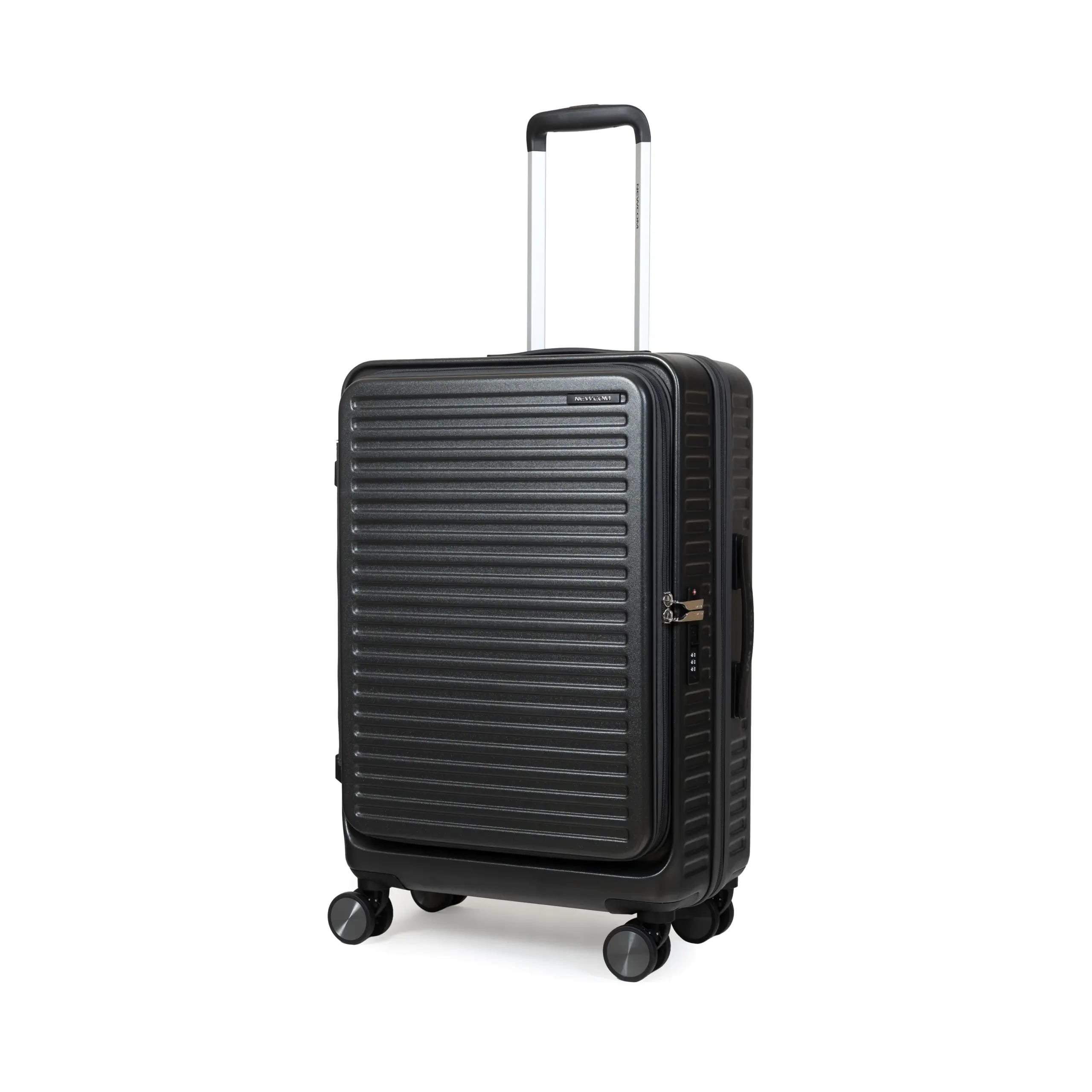 Βαλίτσα μεσαία 20 κιλών Newcom (ABS+PC) N1605/60 dark grey