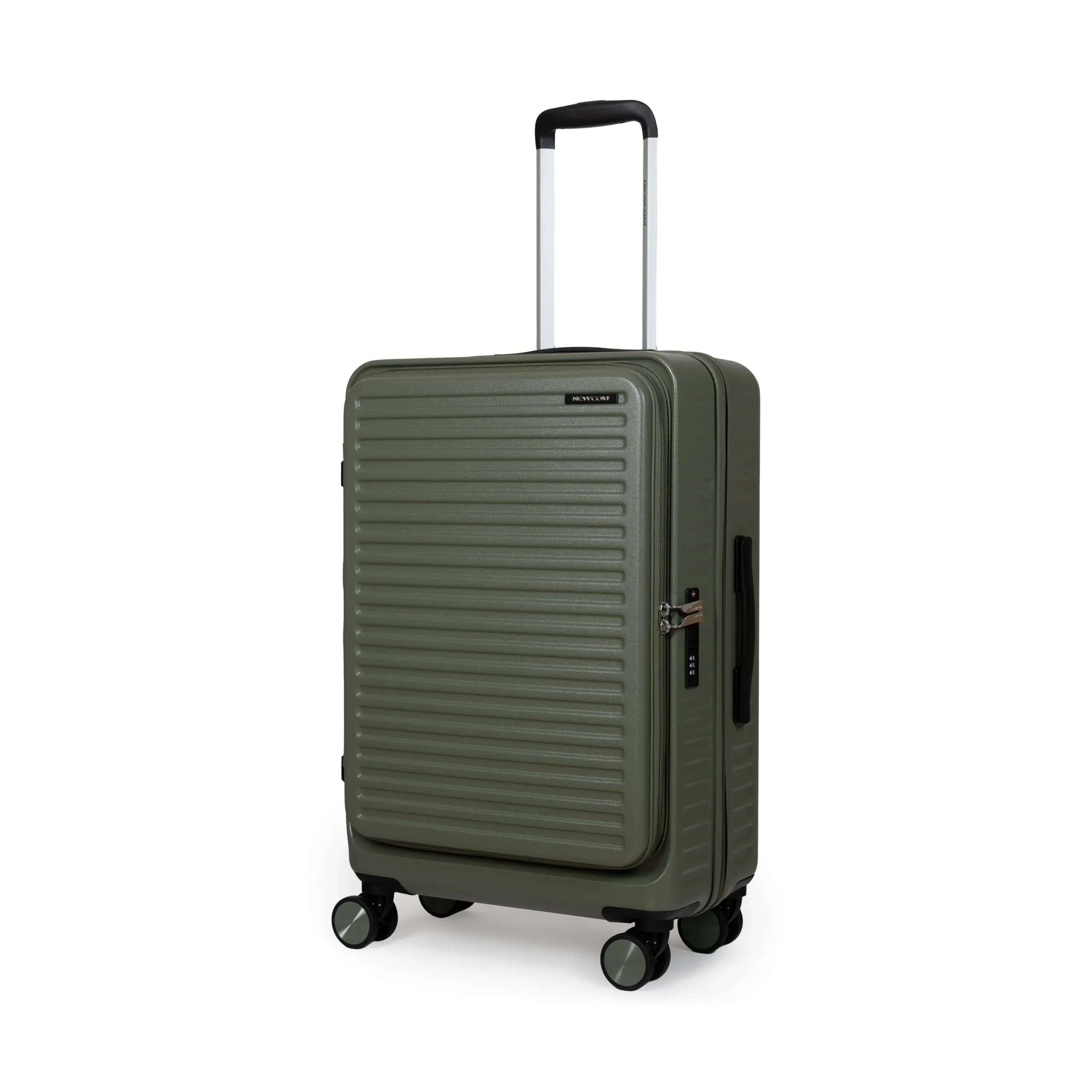 Βαλίτσα μεσαία 20 κιλών Newcom (ABS+PC) N1605/60 green