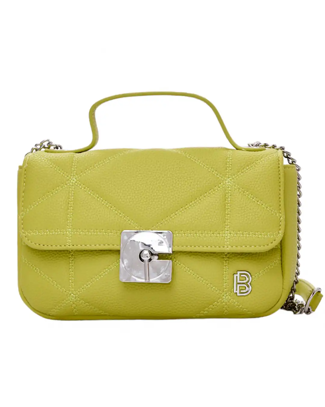 Τσάντα χιαστί με αλυσίδα-SW8951 – Ανοιχτό Πράσινο