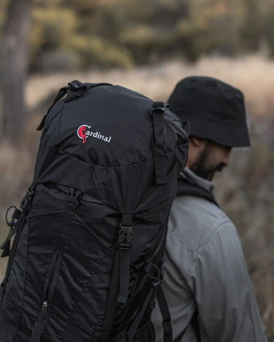 Σακίδιο ορειβατικό Ταξιδιού αδιάβροχο Cardinal 1788 70+5L μαύρο