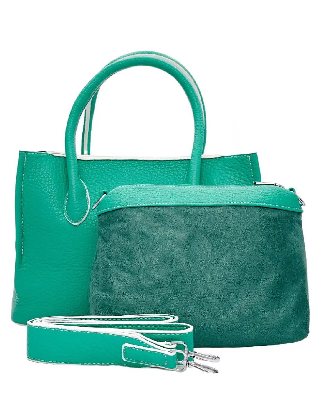 Τσάντα χειρός KX2309 - Πράσινο