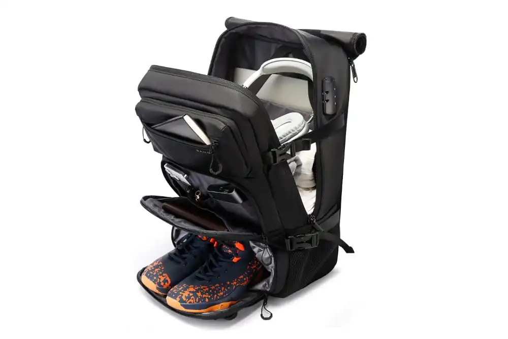 Σακίδιο πλάτης/Σακβουαγιάζ Bange 35L Travel, Carry On Durable 1810 μαύρο