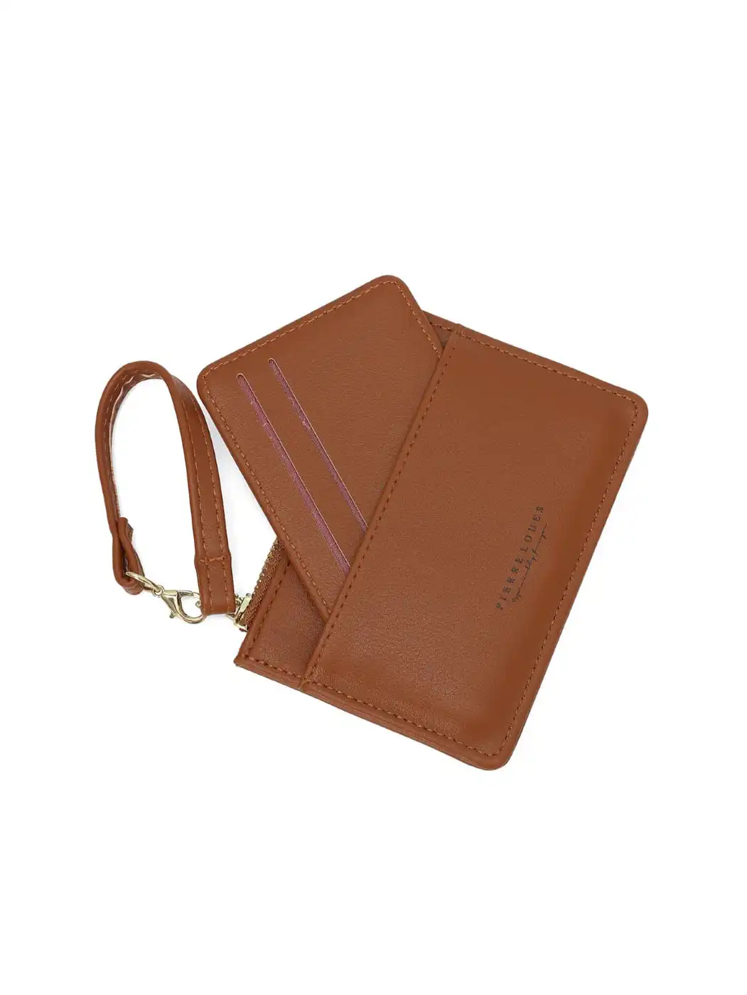 Γυναικεία καρτοθήκη Pierre Loues 19-45B καφέ
