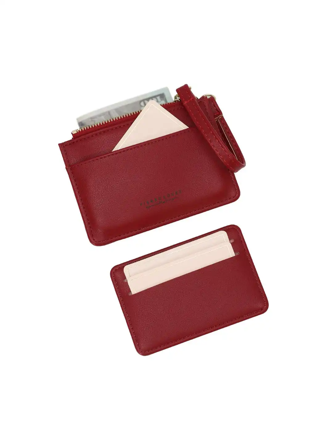 Γυναικεία καρτοθήκη Pierre Loues 19-45B μπορντό Γυναικεία καρτοθήκη Pierre Loues 19-45B μπορντό