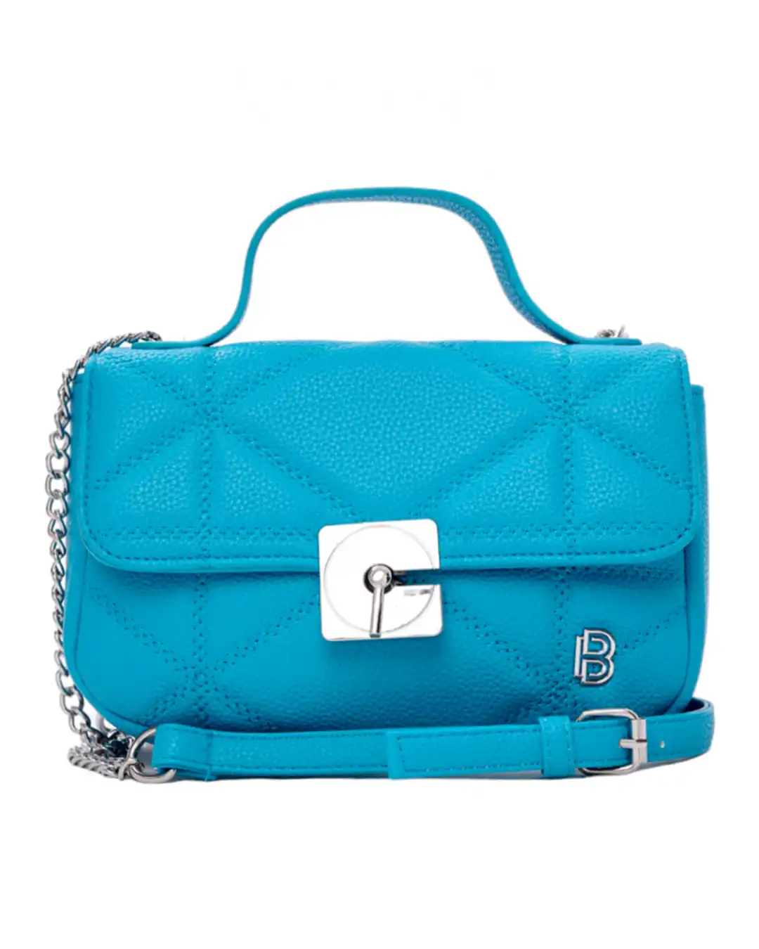 Τσάντα χιαστί με αλυσίδα-SW8951 – Μπλέ