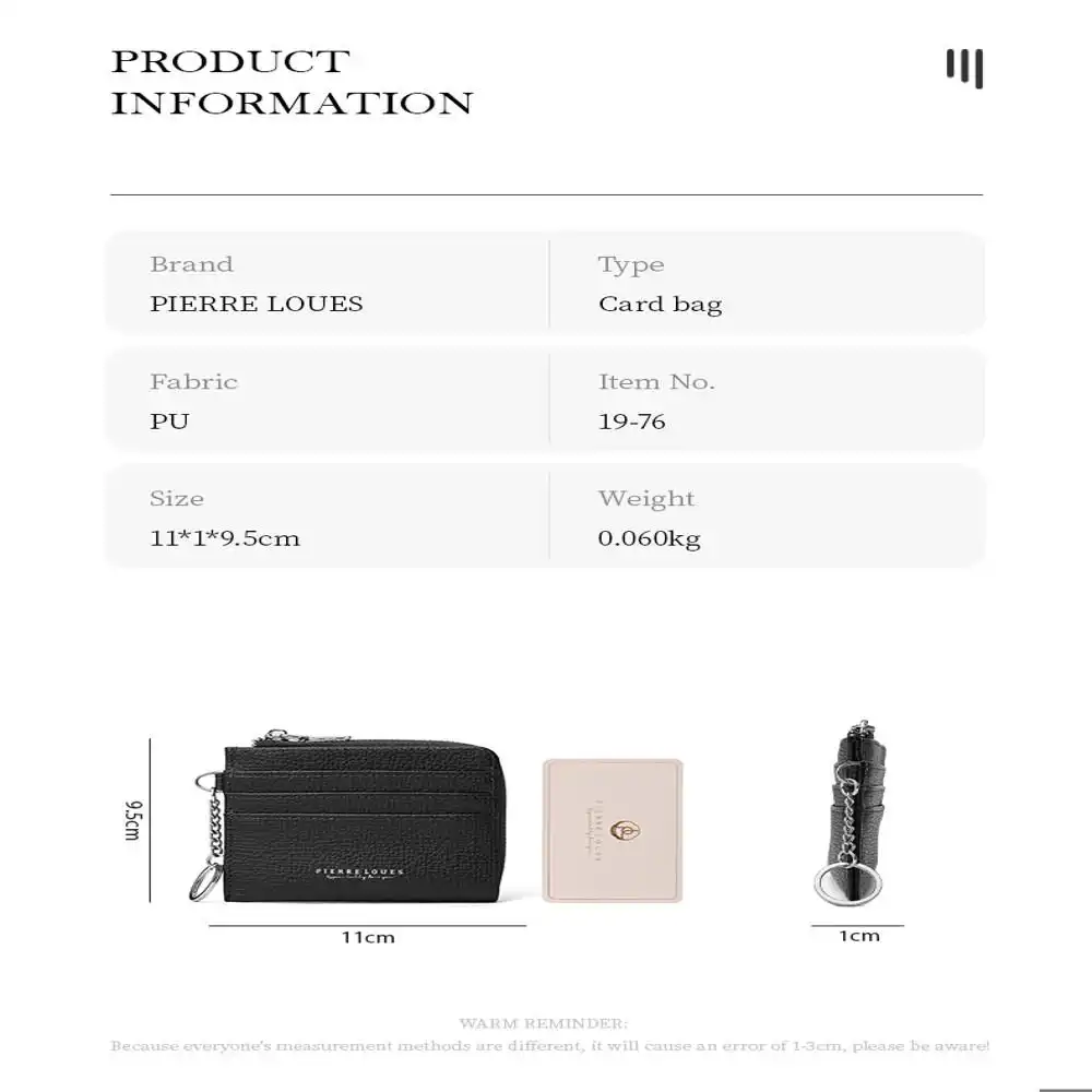 Γυναικείο Πορτοφόλι Γυναικείο Pierre Loues PL19-76 μαύρο