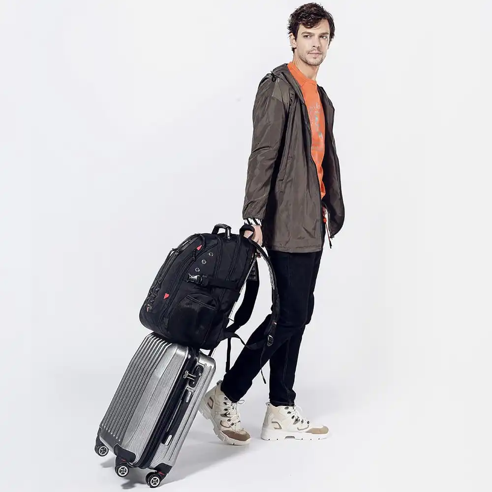 Μεγάλο Backpack 17,3'' Heavy Duty Travel Bange 1901 μαύρο