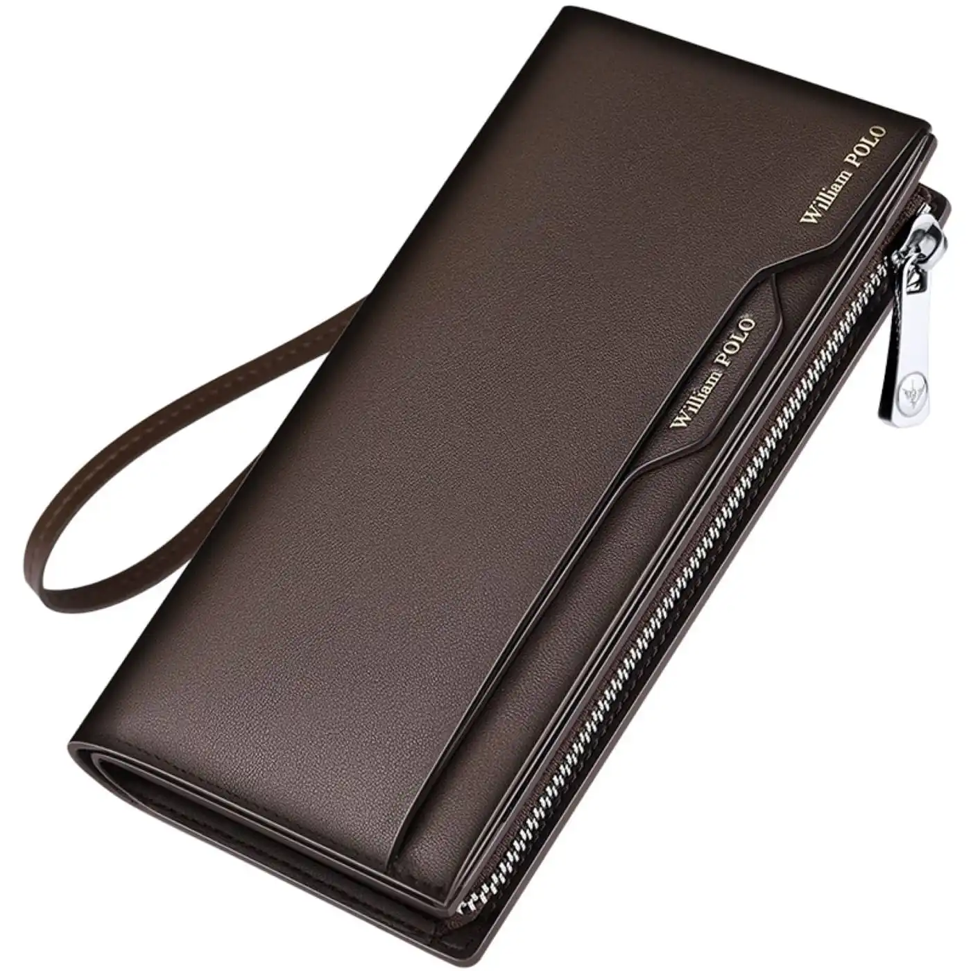 Δερμάτινο Ανδρικό πορτοφόλι William Polo 191469 brown Δερμάτινο Ανδρικό πορτοφόλι William Polo 191469 brown