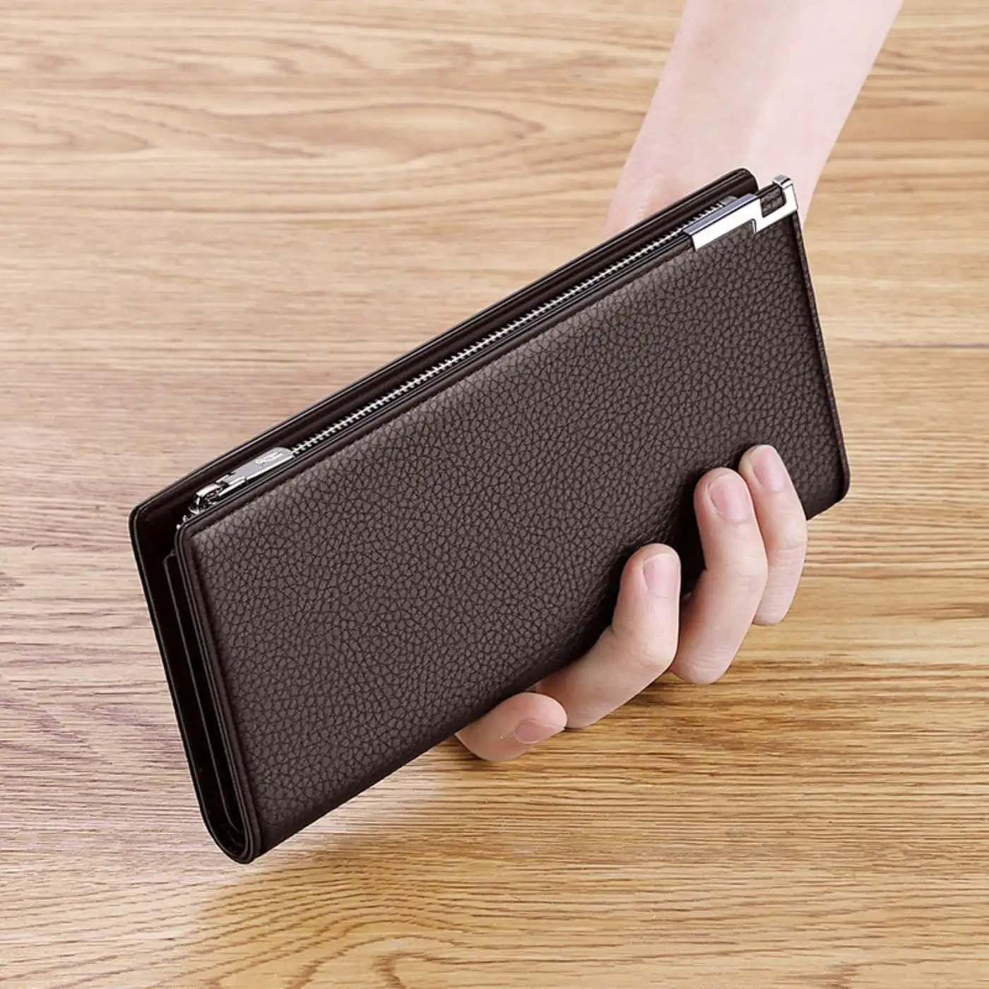 Δερμάτινο Ανδρικό πορτοφόλι William Polo 195252 brown Δερμάτινο Ανδρικό πορτοφόλι William Polo 195252 brown