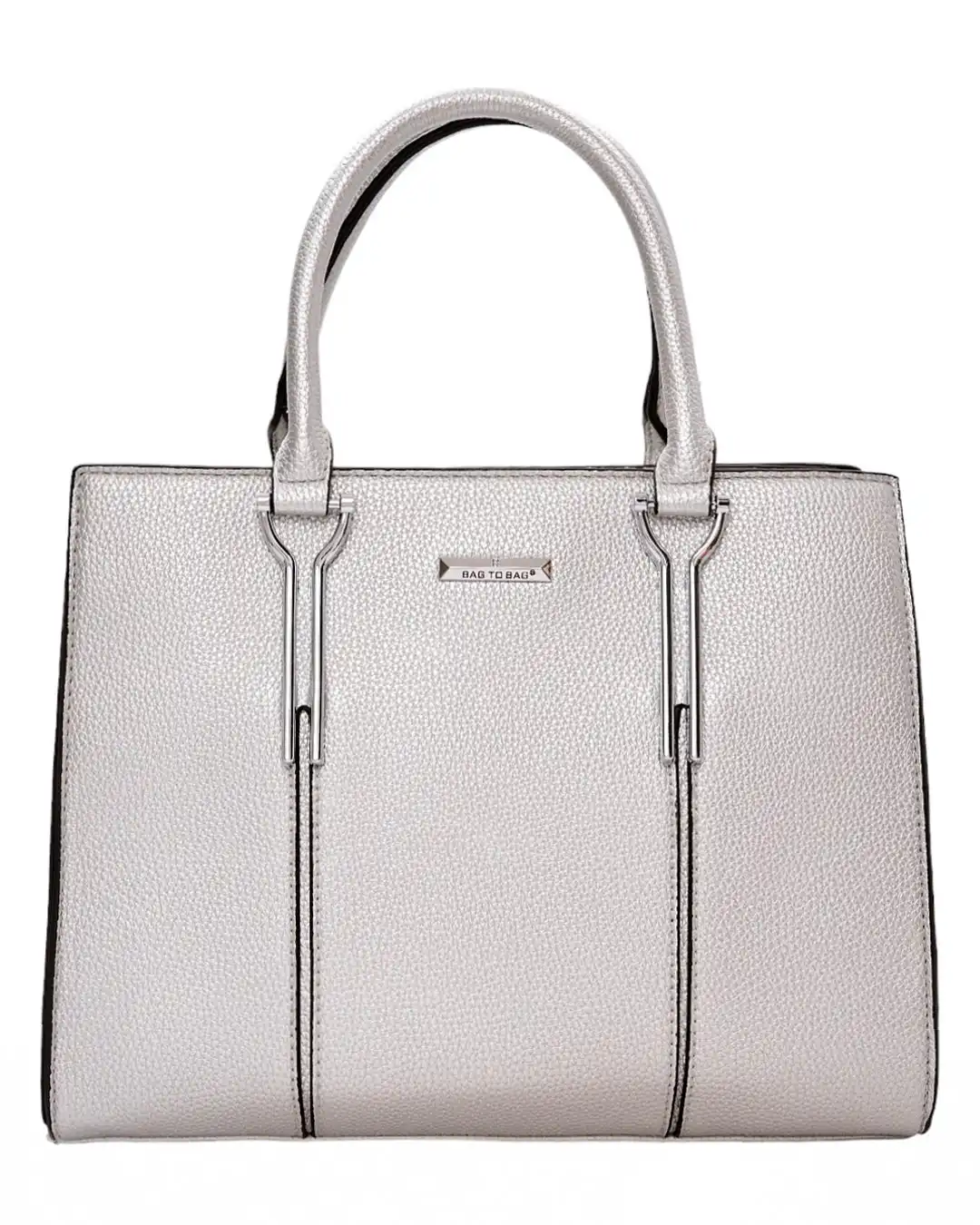 Τσάντα χειρός QR-23905 – Ασημί