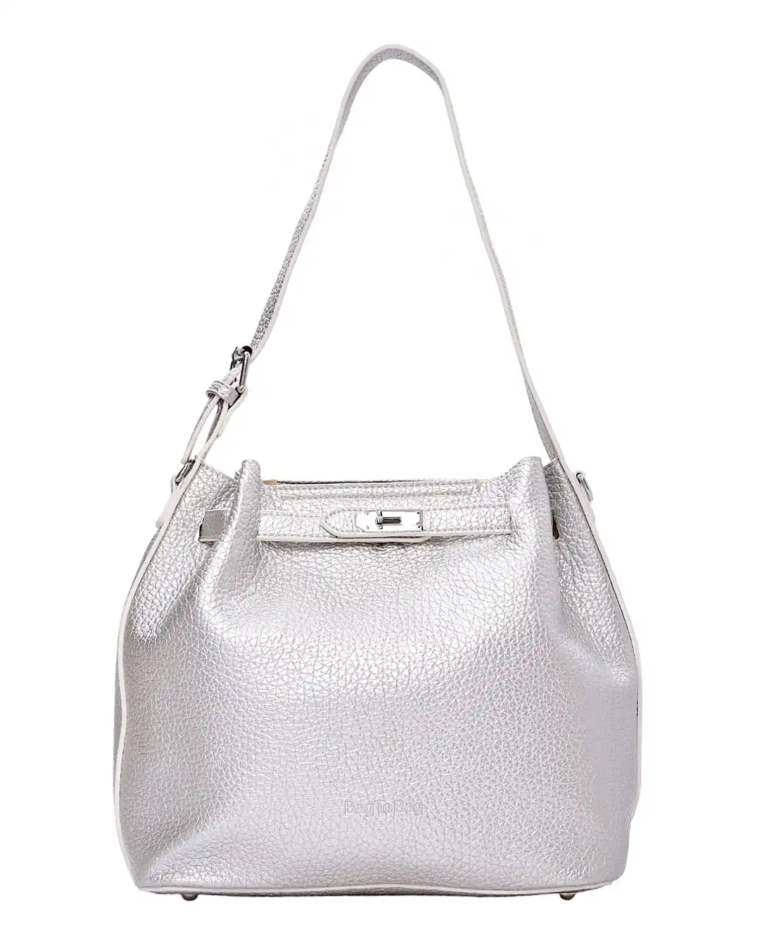 Τσάντα ωμου KX2310 – Ασημί