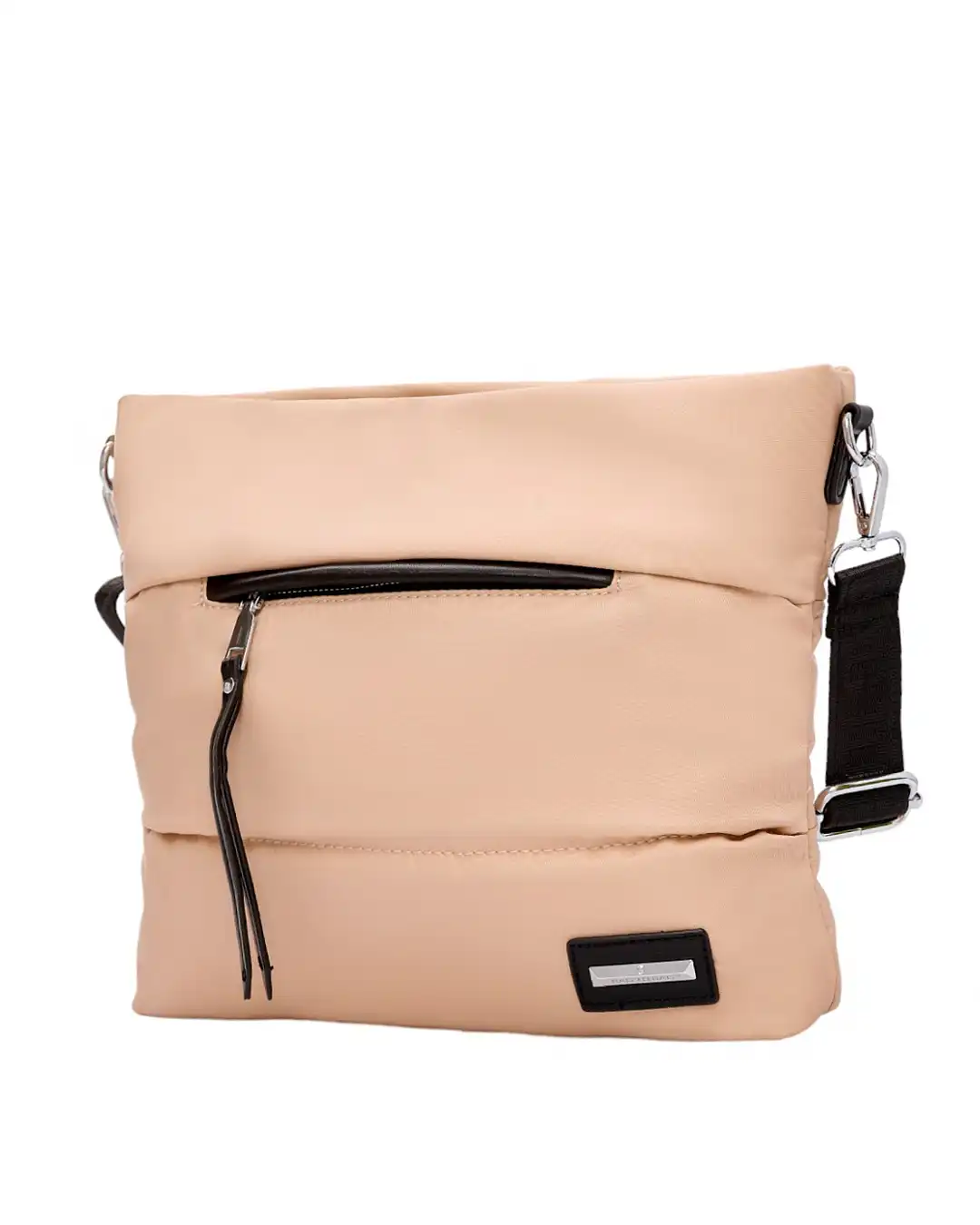 Τσάντα ώμου-χιαστί με αδιάβροχο ύφασμα-KX2236 – Apricot