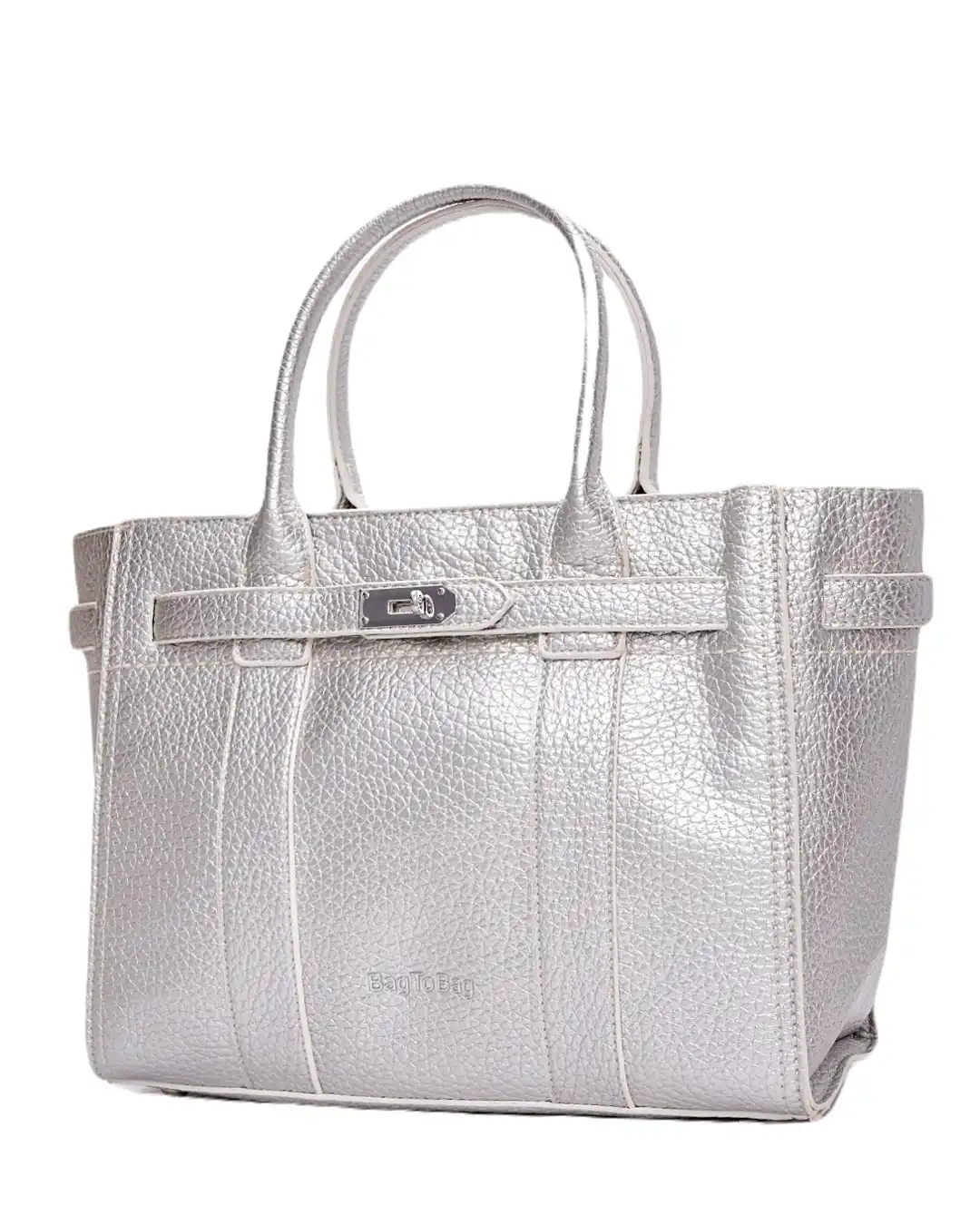 Τσάντα χειρός KX2311 – Ασημί