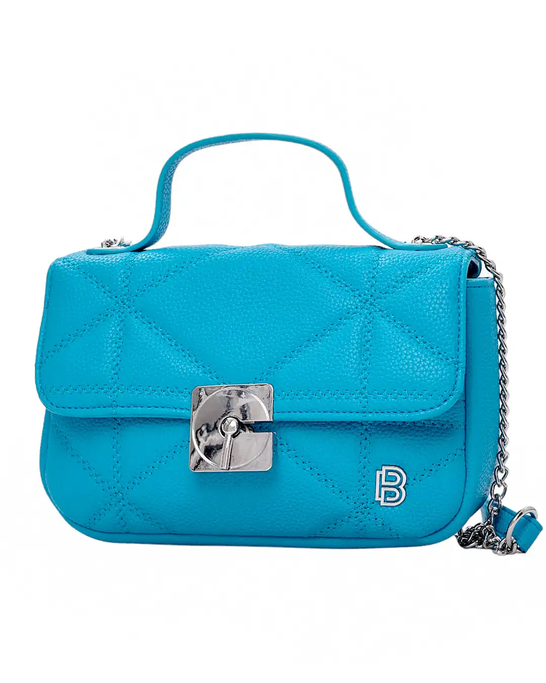 Τσάντα χιαστί με αλυσίδα-SW8951 – Μπλέ