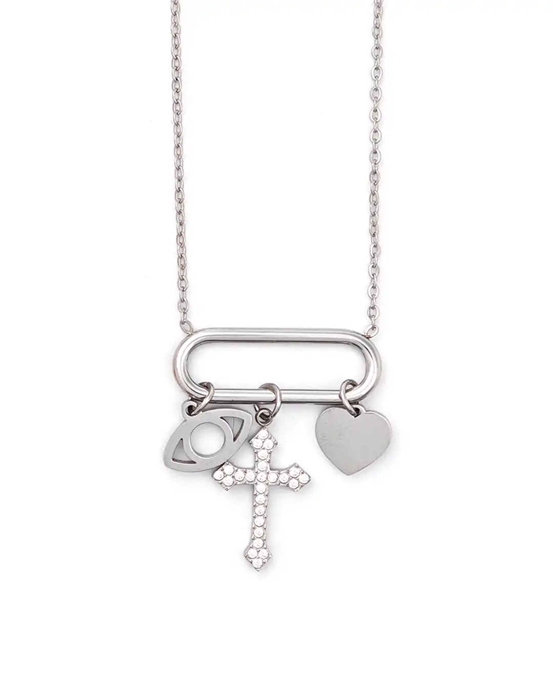 Κρεμαστό λαιμού jb-s180 – Ασημί Κρεμαστό λαιμού jb-s180 – Ασημί