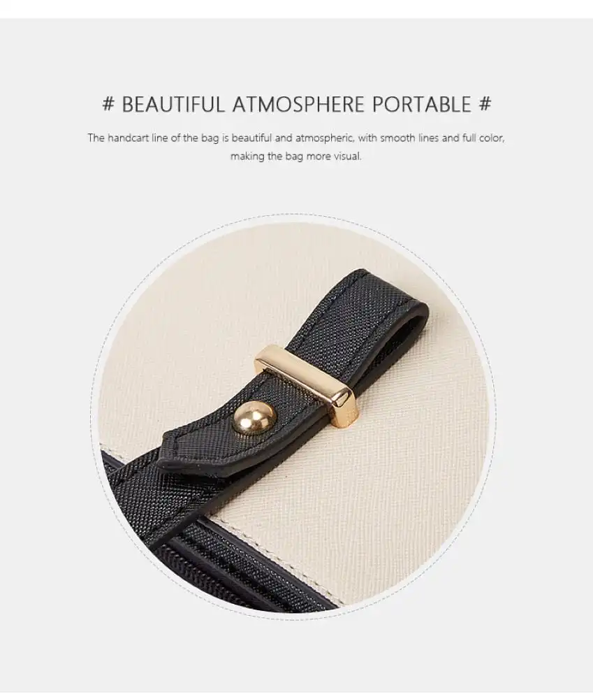 Γυναικείο σετ τσάντας χιαστί/ώμου/νεσεσέρ Cardinal 2003 white/black