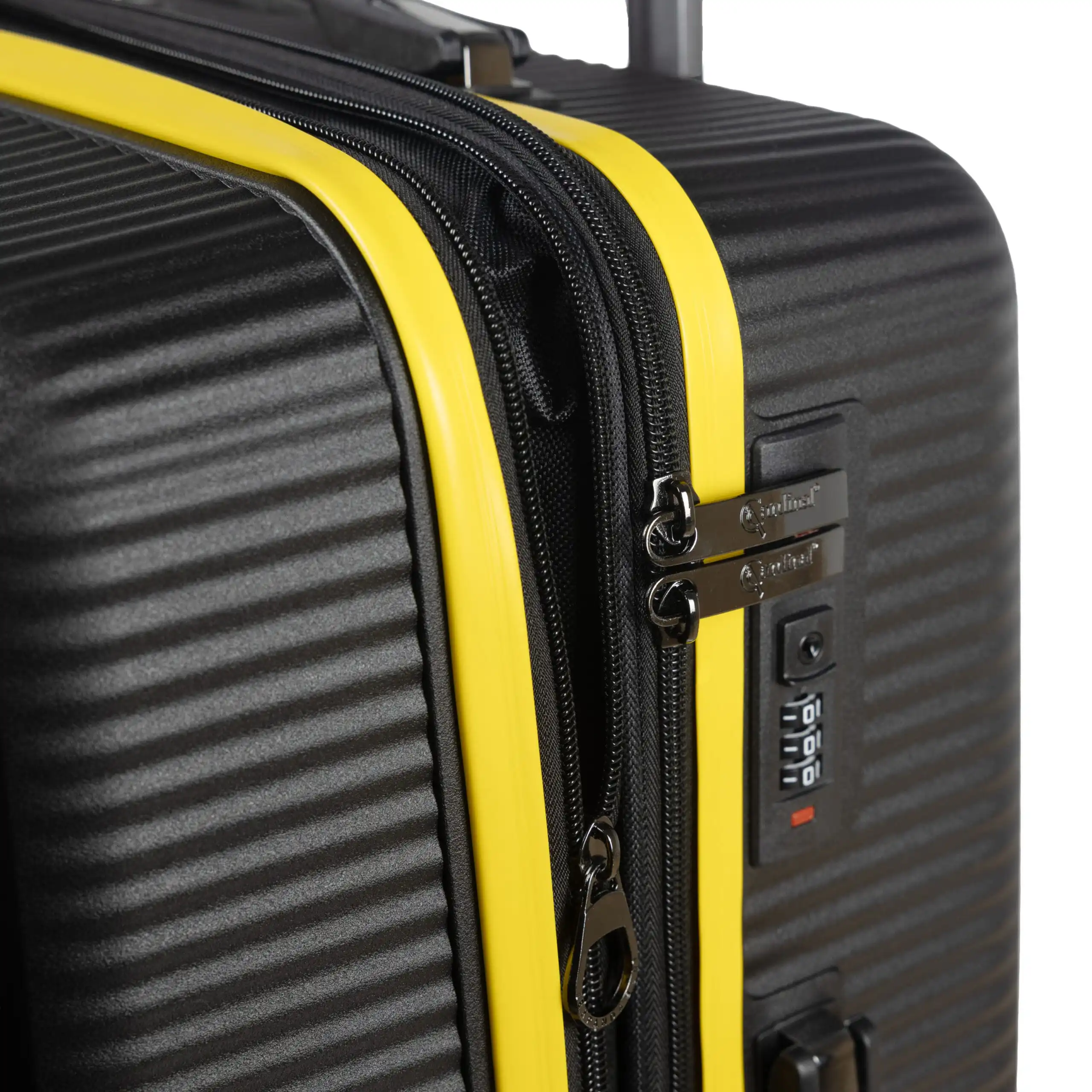Βαλίτσα ταξιδιού Επεκτάσιμη Anniversary Cardinal (PP) μεσαία 2015/60μαύρο/κίτρινο