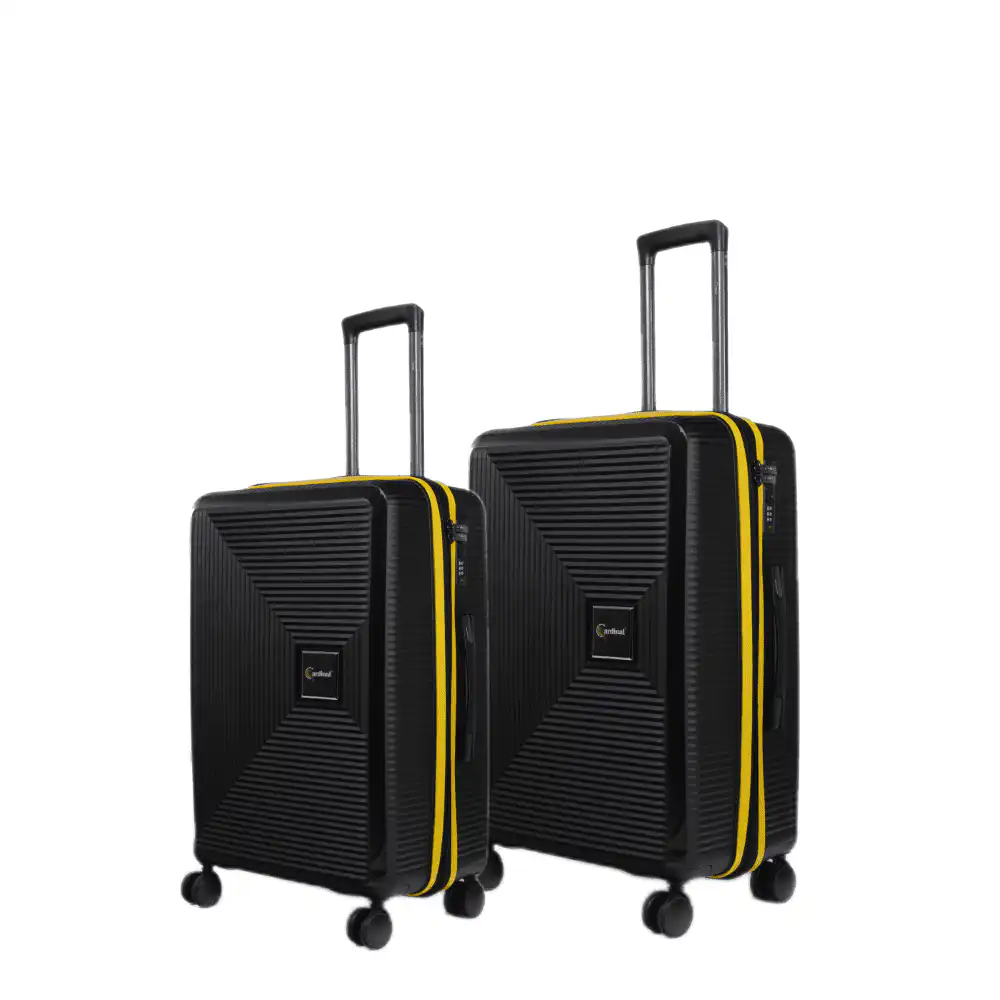 Βαλίτσες σετ Anniversary Cardinal (PP) μικρή μεσαία 2015 50/60 μαύρο/κίτρινο